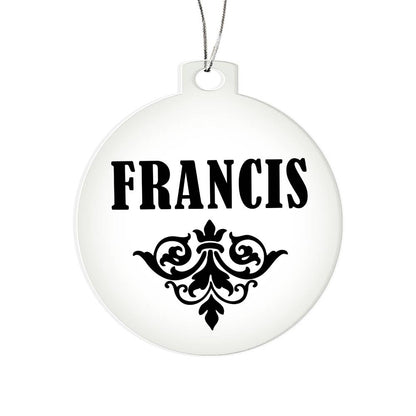 Francis v01 - Acrylic Ornament