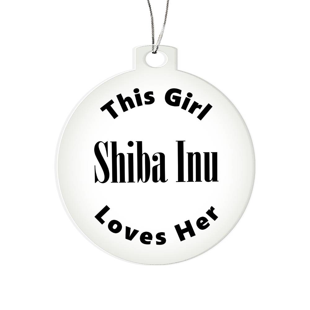 Shiba Inu - Acrylic Ornament