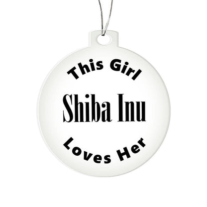 Shiba Inu - Acrylic Ornament
