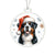 Christmas Dog - Greater Swiss Mountain  - Acrylic Ornament