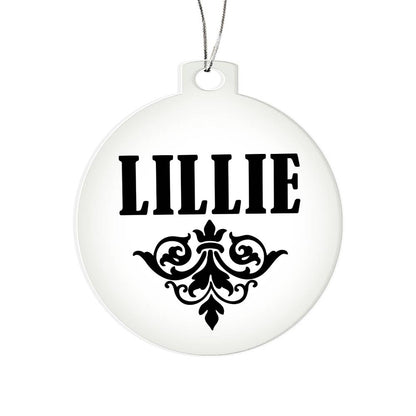 Lillie v01 - Acrylic Ornament
