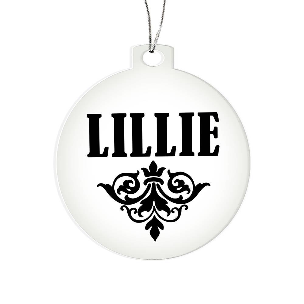Lillie v01 - Acrylic Ornament