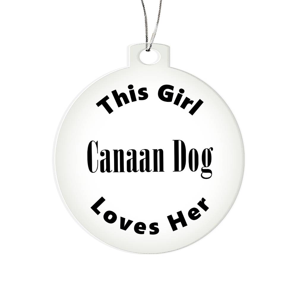 Canaan Dog - Acrylic Ornament