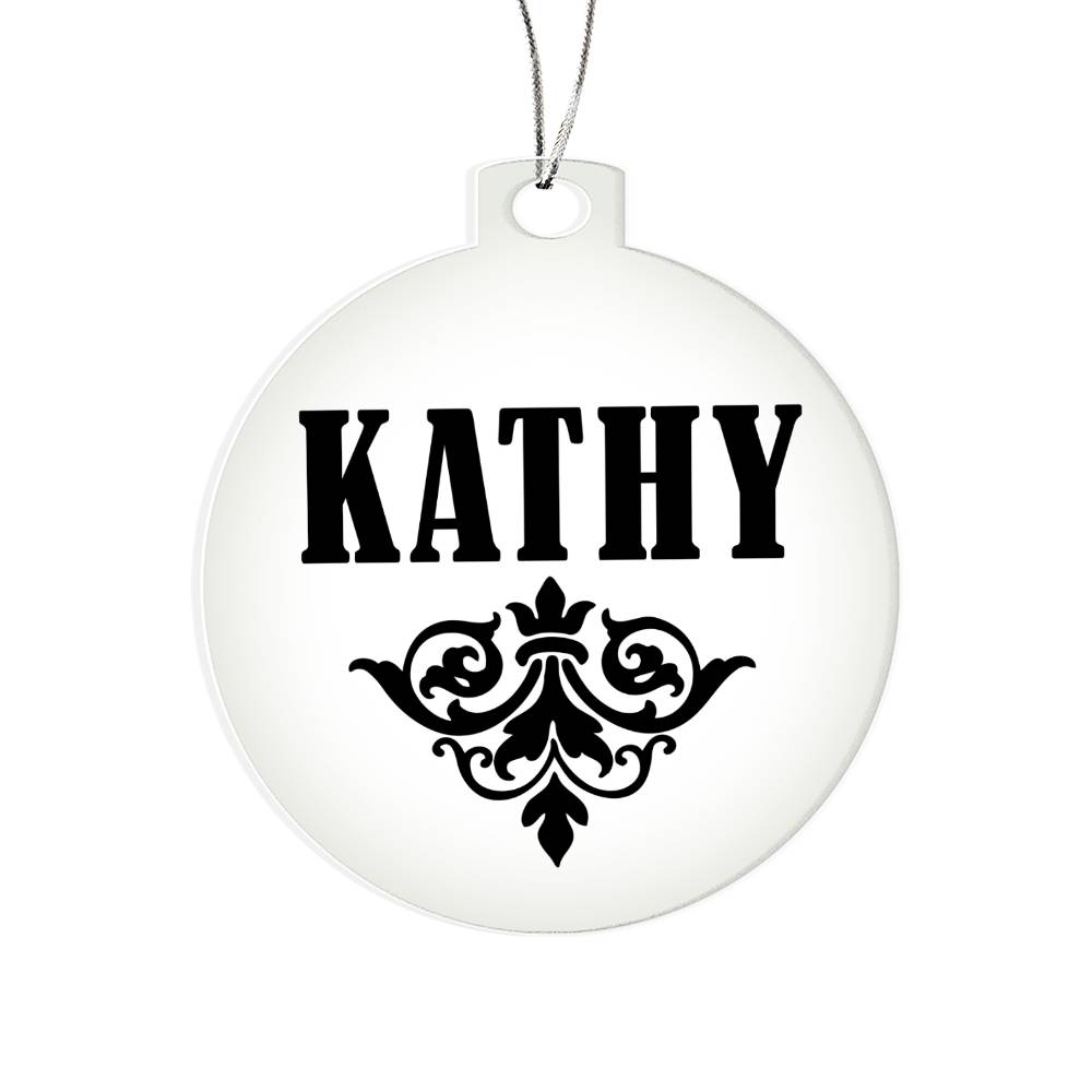 Kathy v01 - Acrylic Ornament