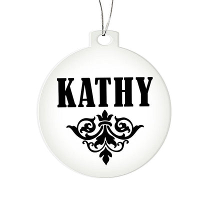 Kathy v01 - Acrylic Ornament