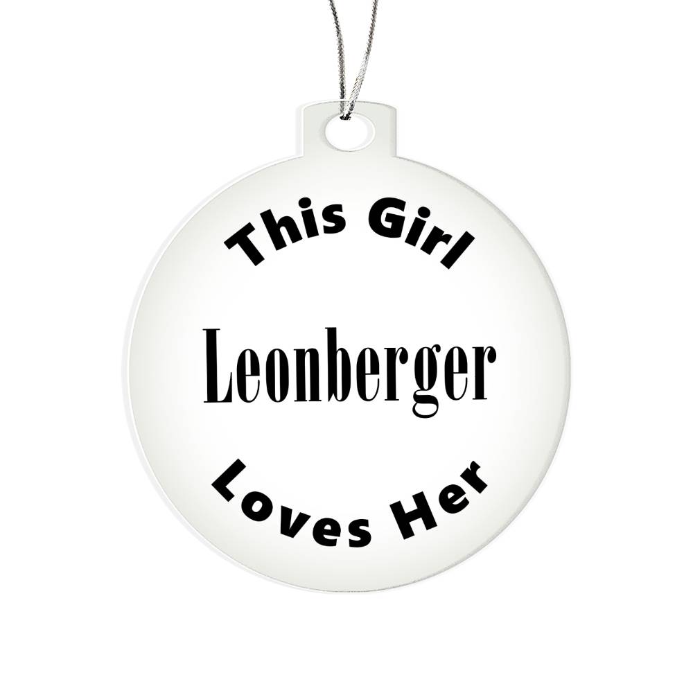 Leonberger - Acrylic Ornament