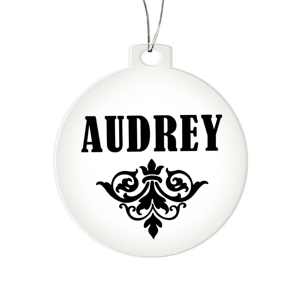 Audrey v01 - Acrylic Ornament