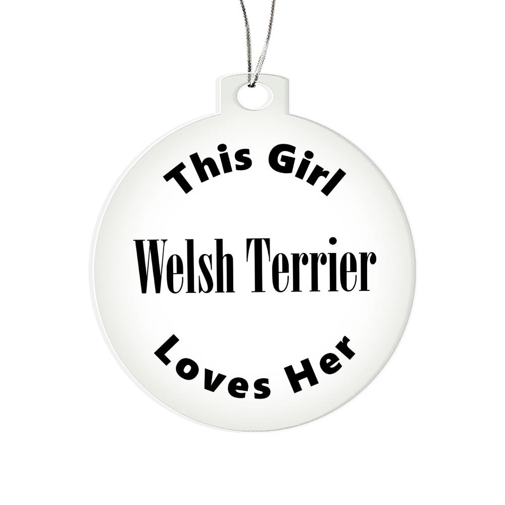 Welsh Terrier - Acrylic Ornament