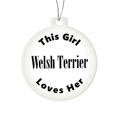 Welsh Terrier - Acrylic Ornament