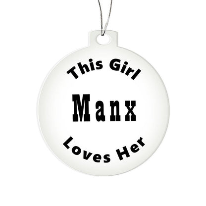 Manx - Acrylic Ornament