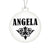 Angela v01 - Acrylic Ornament