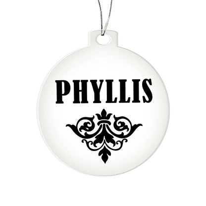 Phyllis v01 - Acrylic Ornament