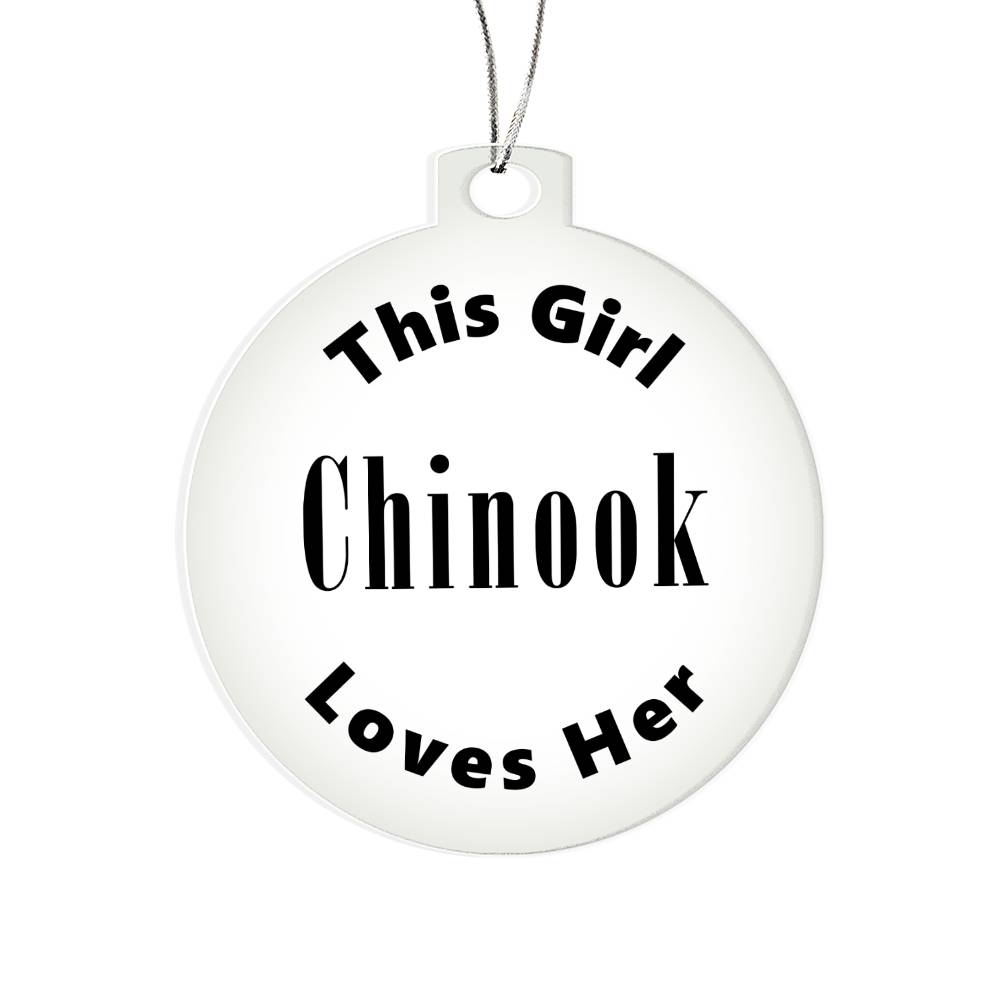 Chinook - Acrylic Ornament