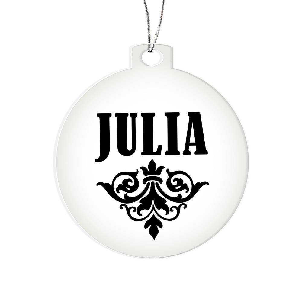 Julia v01 - Acrylic Ornament