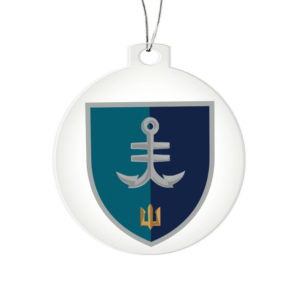 35th Marine Brigade (Ukraine) - Acrylic Ornament