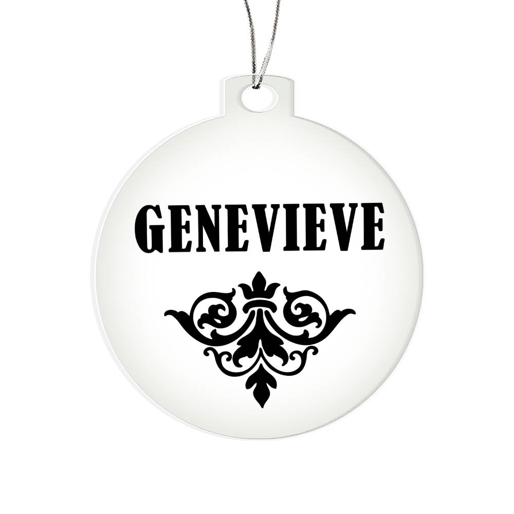 Genevieve v01 - Acrylic Ornament