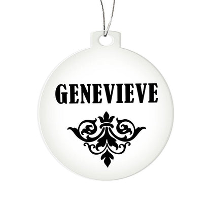 Genevieve v01 - Acrylic Ornament