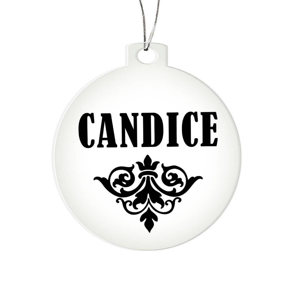 Candice v01 - Acrylic Ornament