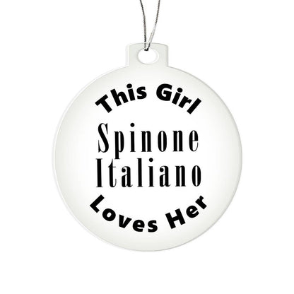 Spinone Italiano - Acrylic Ornament