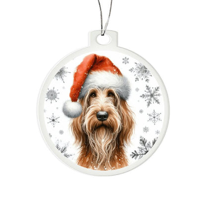 Christmas Dog - Spinone Italiano - Acrylic Ornament