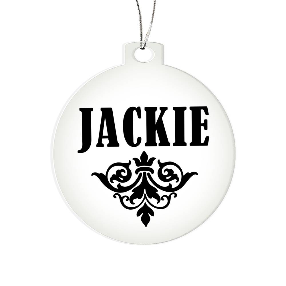 Jackie v01 - Acrylic Ornament