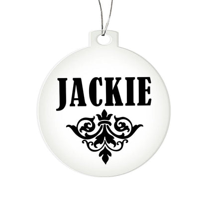Jackie v01 - Acrylic Ornament