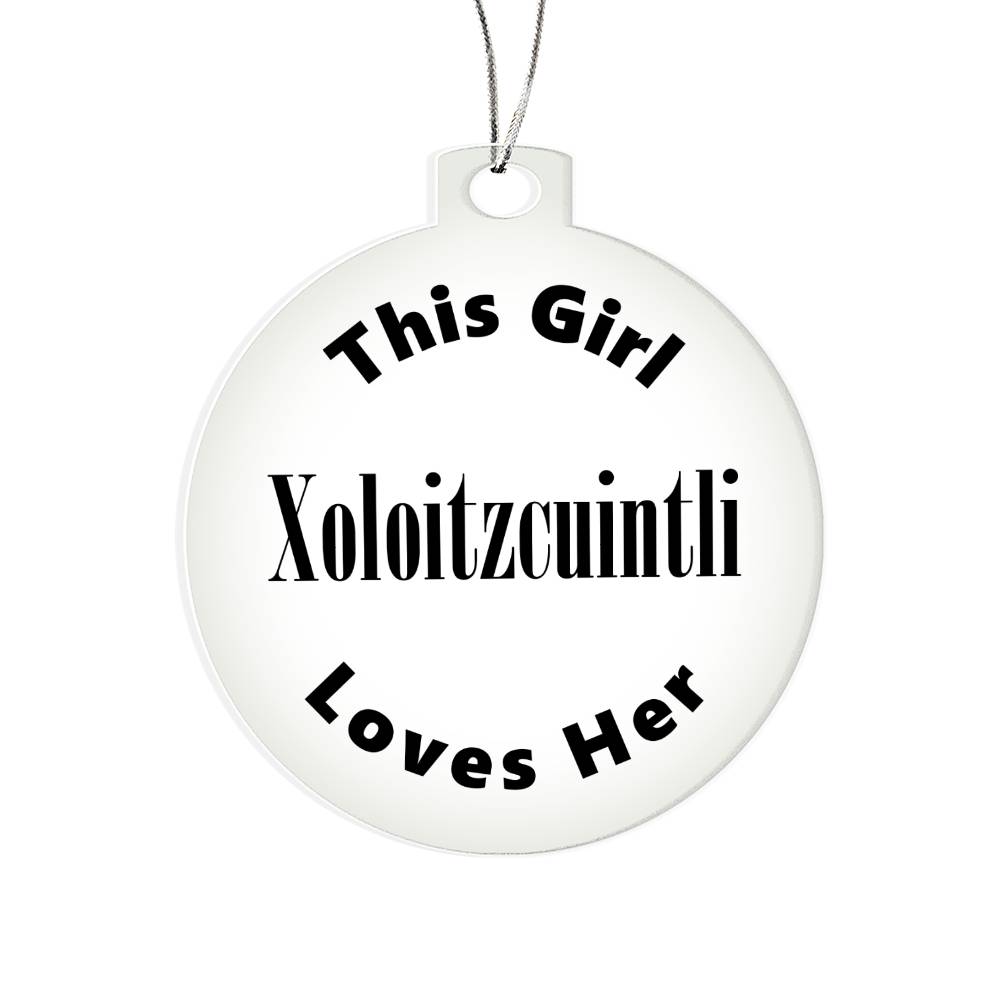 Xoloitzcuintli - Acrylic Ornament