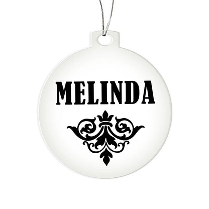 Melinda v01 - Acrylic Ornament