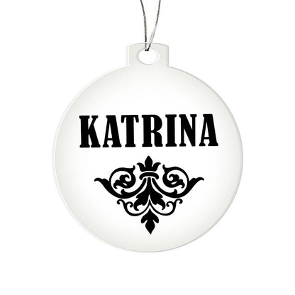 Katrina v01 - Acrylic Ornament