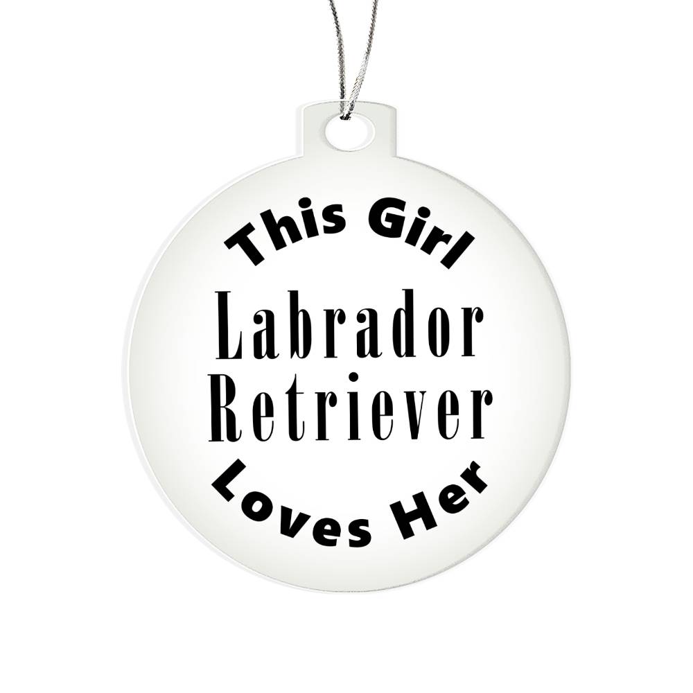 Labrador Retriever - Acrylic Ornament