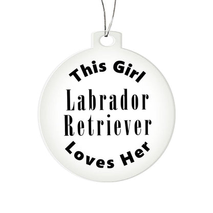 Labrador Retriever - Acrylic Ornament