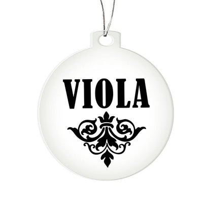 Viola v01 - Acrylic Ornament