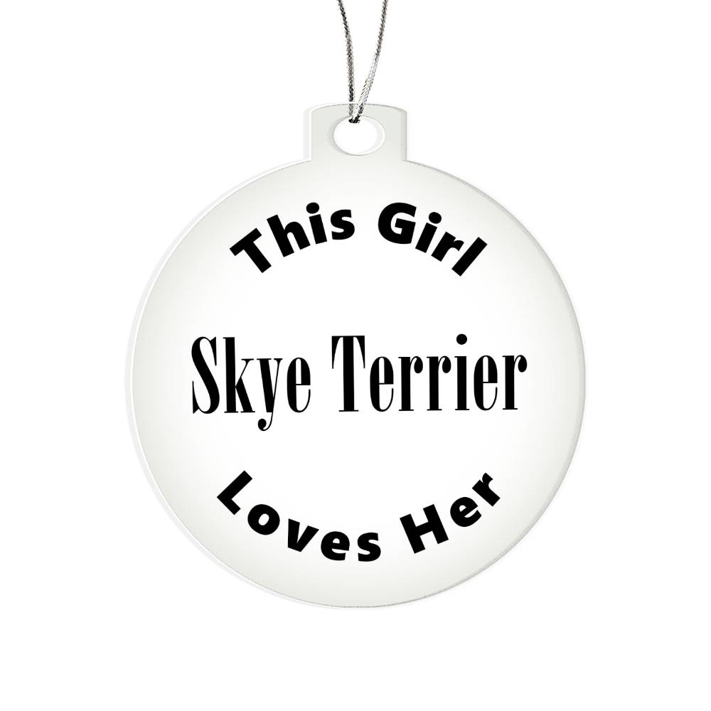 Skye Terrier - Acrylic Ornament