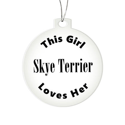 Skye Terrier - Acrylic Ornament