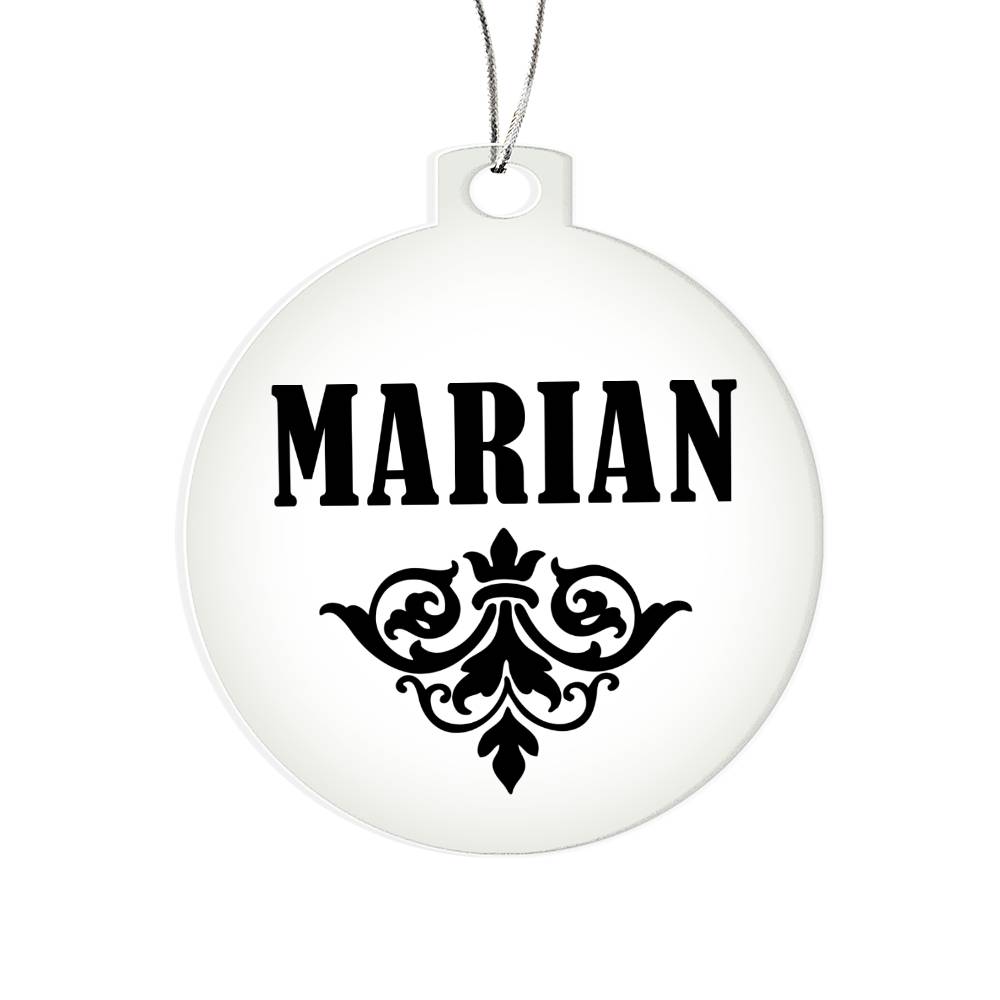Marian v01 - Acrylic Ornament