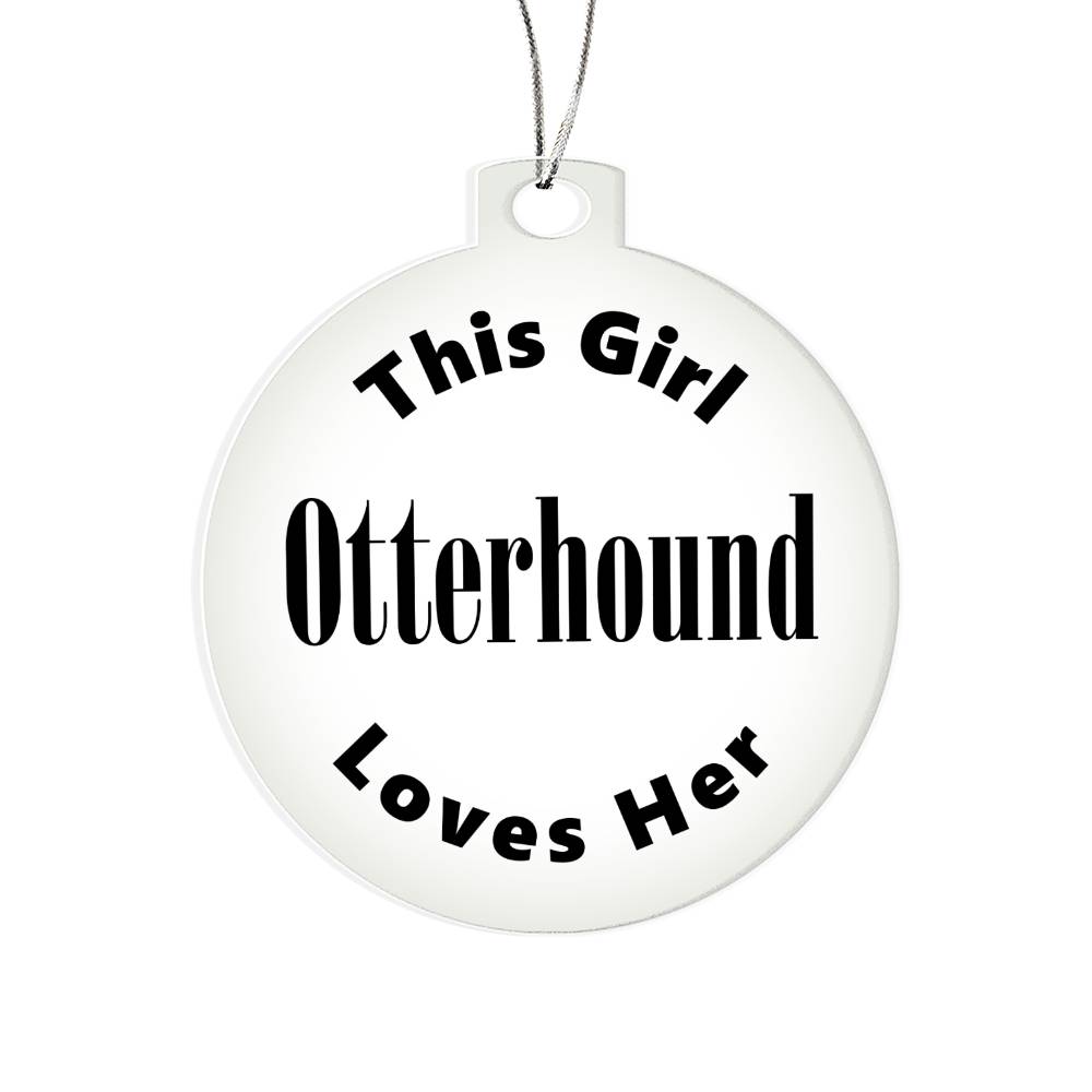 Otterhound - Acrylic Ornament