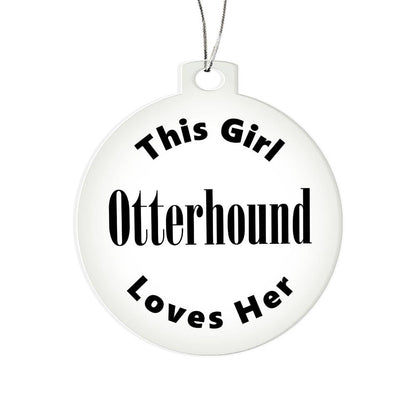 Otterhound - Acrylic Ornament