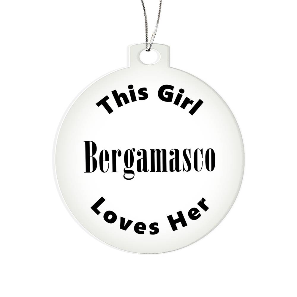 Bergamasco - Acrylic Ornament