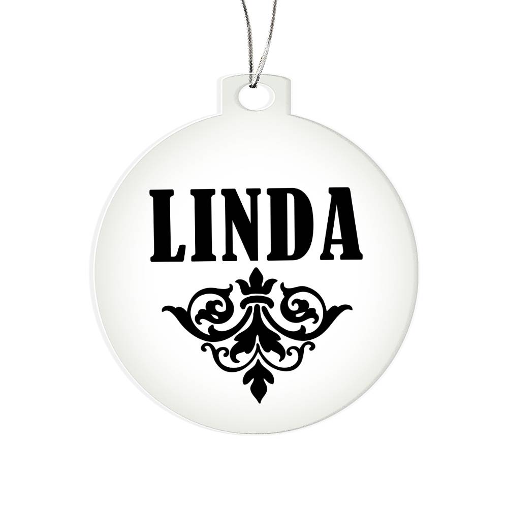 Linda v01 - Acrylic Ornament