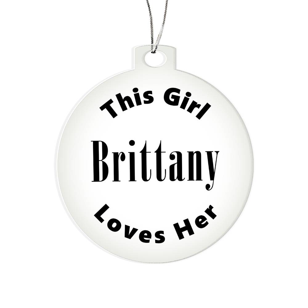Brittany - Acrylic Ornament