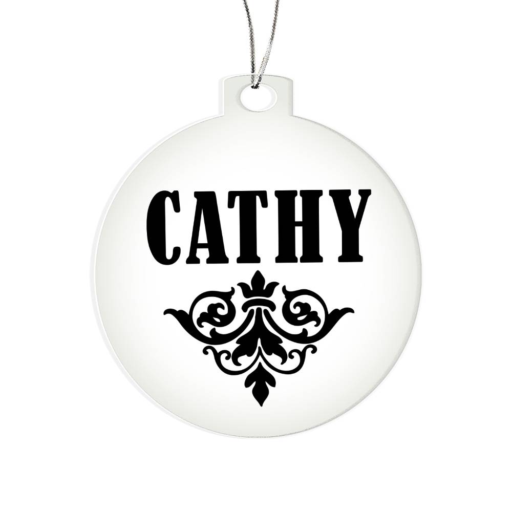 Cathy v01 - Acrylic Ornament