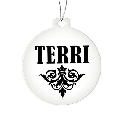 Terri v01 - Acrylic Ornament