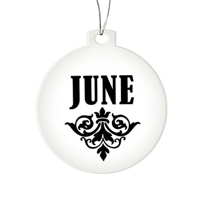 June v01 - Acrylic Ornament