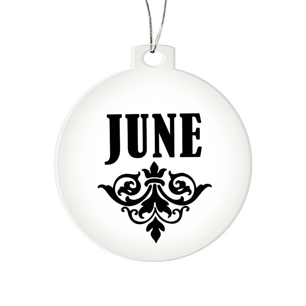 June v01 - Acrylic Ornament