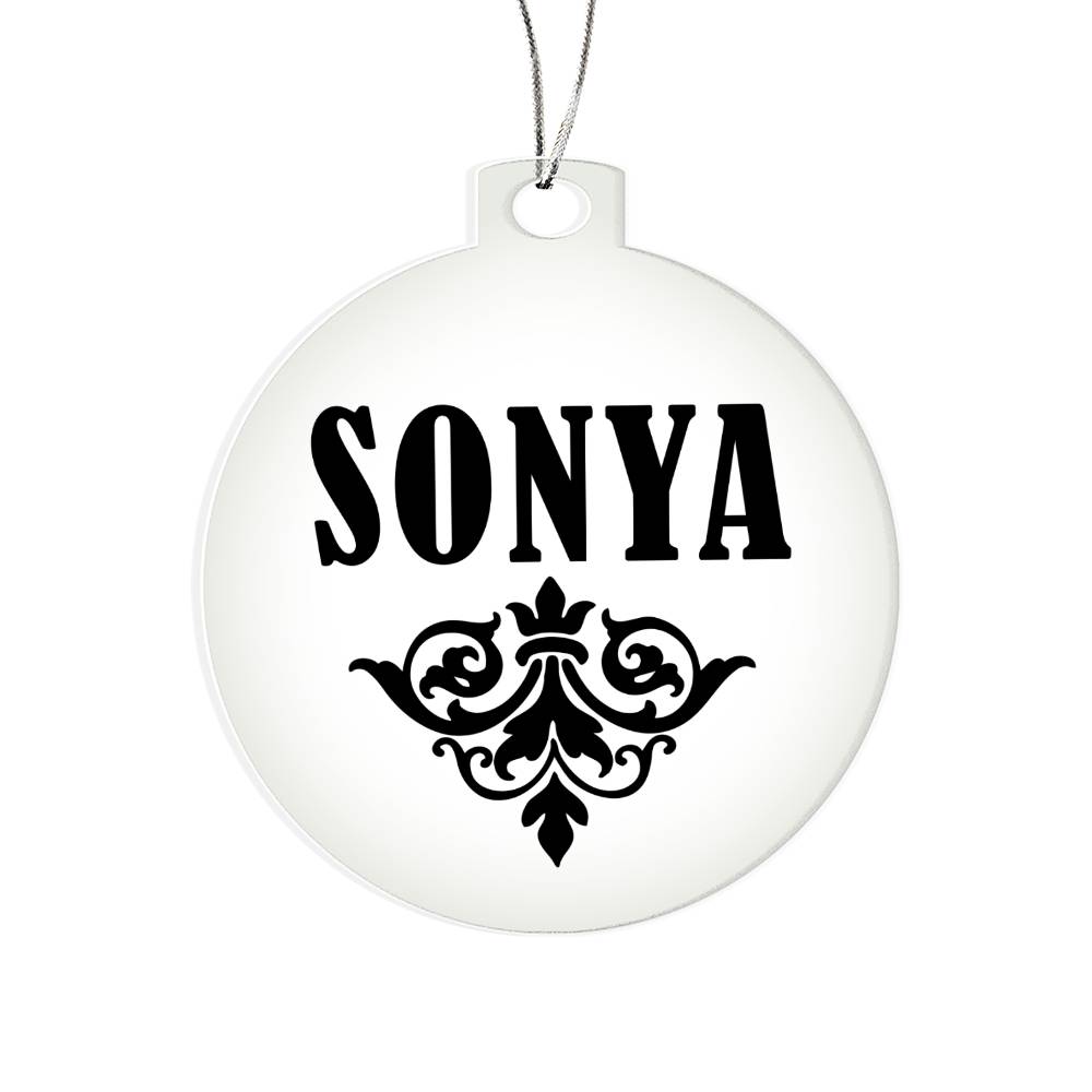 Sonya v01 - Acrylic Ornament