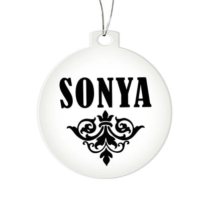 Sonya v01 - Acrylic Ornament