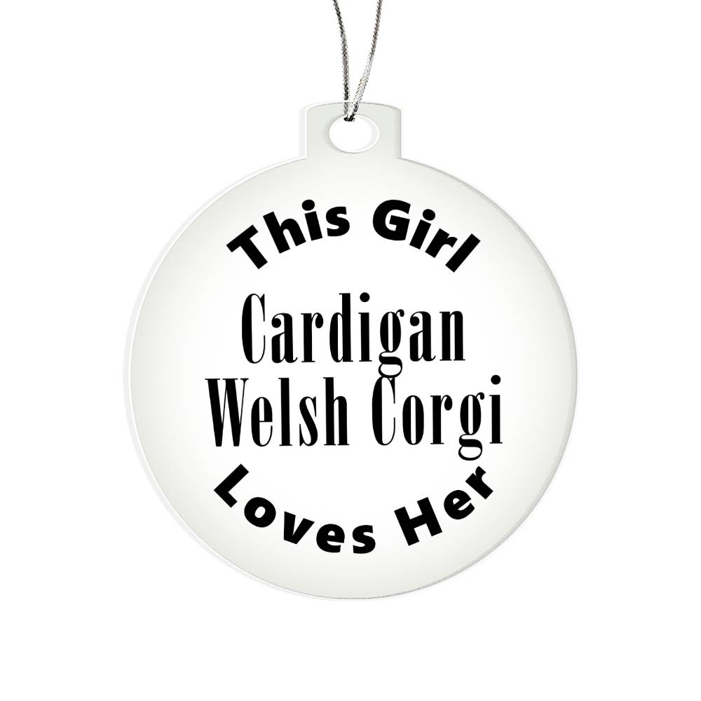 Cardigan Welsh Corgi - Acrylic Ornament
