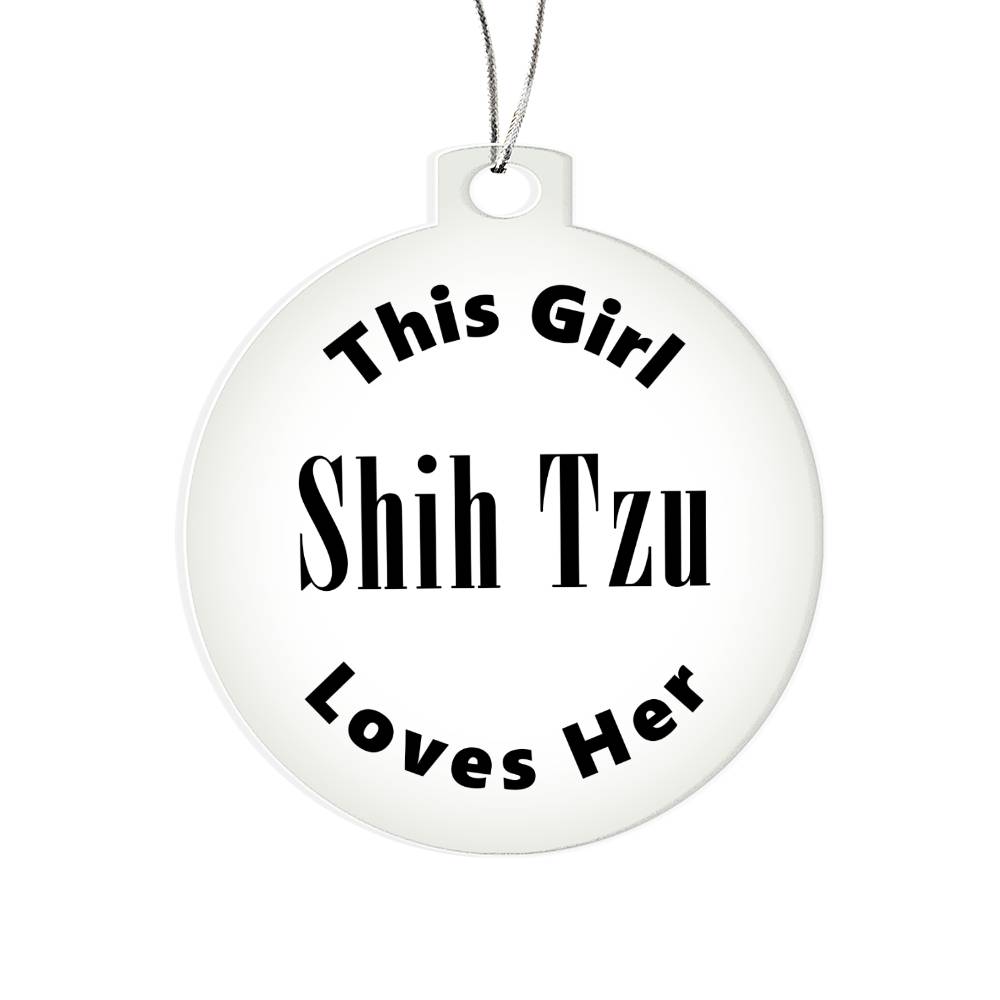 Shih Tzu - Acrylic Ornament