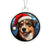 Dog Stained Glass Christmas Design 008 - Acrylic Ornament