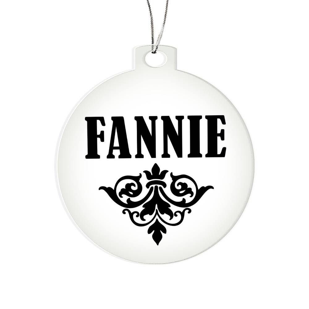 Fannie v01 - Acrylic Ornament